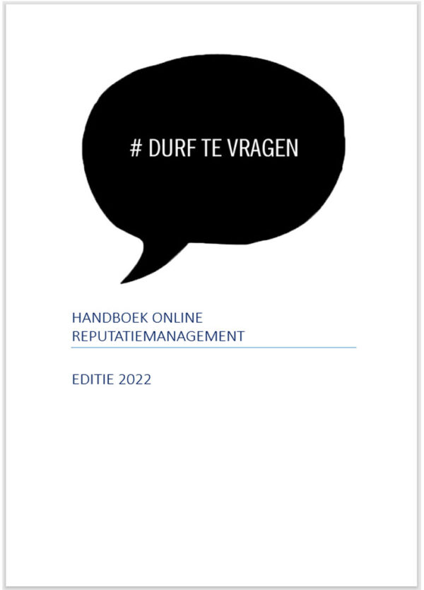 Handboek online-reputatiemanagement editie 2022